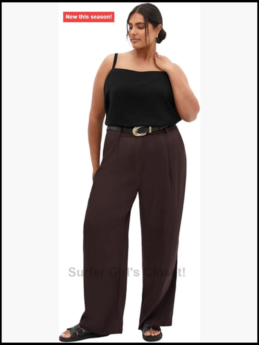 Plus Size Women's Sleeveless Square Neck Camisole Tank Top